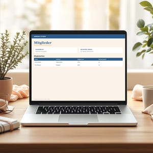 Verein Organizer 2026 Deutsch / HTML Tool Mitgliederverwaltung Kassenbuch Protokolle Ehrenamt Offline Sofort Descargar