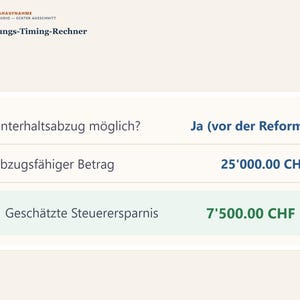 Eigenmietwert-Sanierungsplaner Schweiz 2026 PDF Deutsch | Checkliste Rechner Sanierung Hypothek Reform 2029 Bild 5