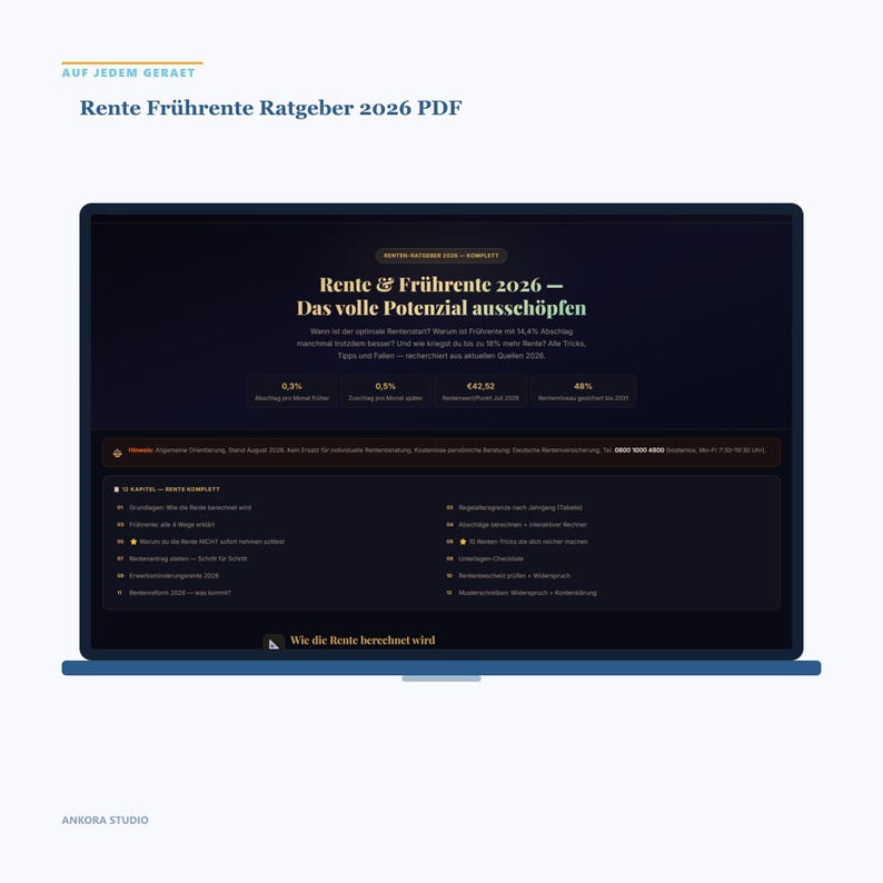 2026 German Early Retirement Guide | Pension Calculator, Benefits (PDF Download) image 4