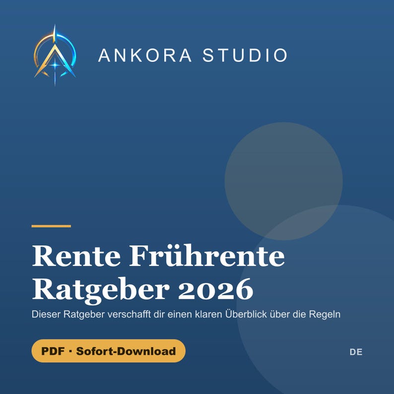 2026 German Early Retirement Guide | Pension Calculator, Benefits (PDF Download) image 1