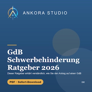 GdB Schwerbehinderung Ratgeber 2026 PDF | Antrag Merkzeichen Nachteilsausgleich Widerspruch image 1