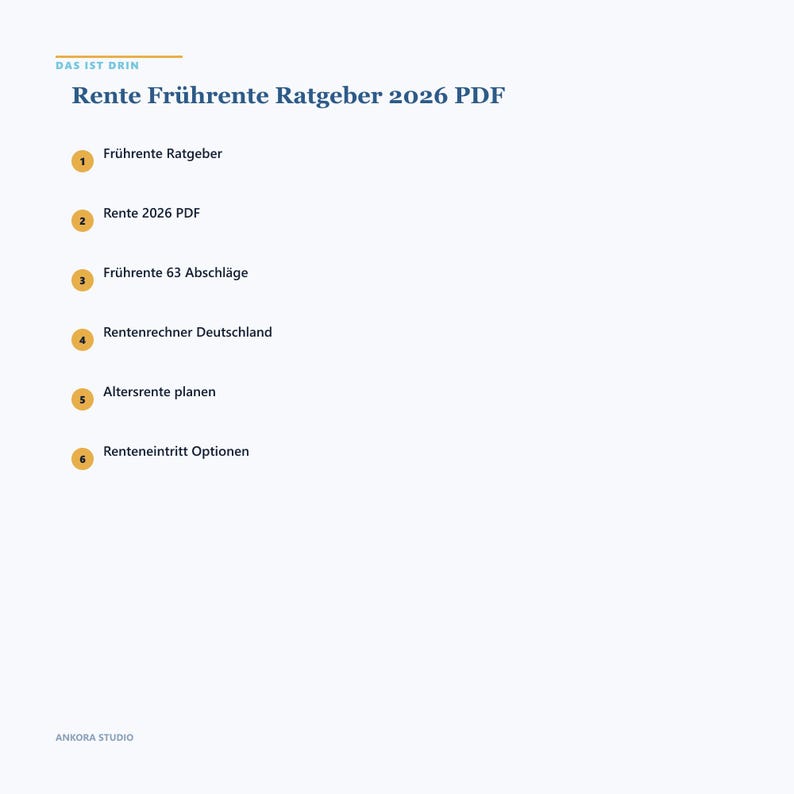 2026 German Early Retirement Guide | Pension Calculator, Benefits (PDF Download) image 3
