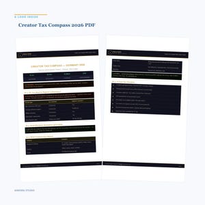 UK Creator Tax Compass 2026 PDF | Freelancer & Self-Employed Taxes Digital Guide image 2