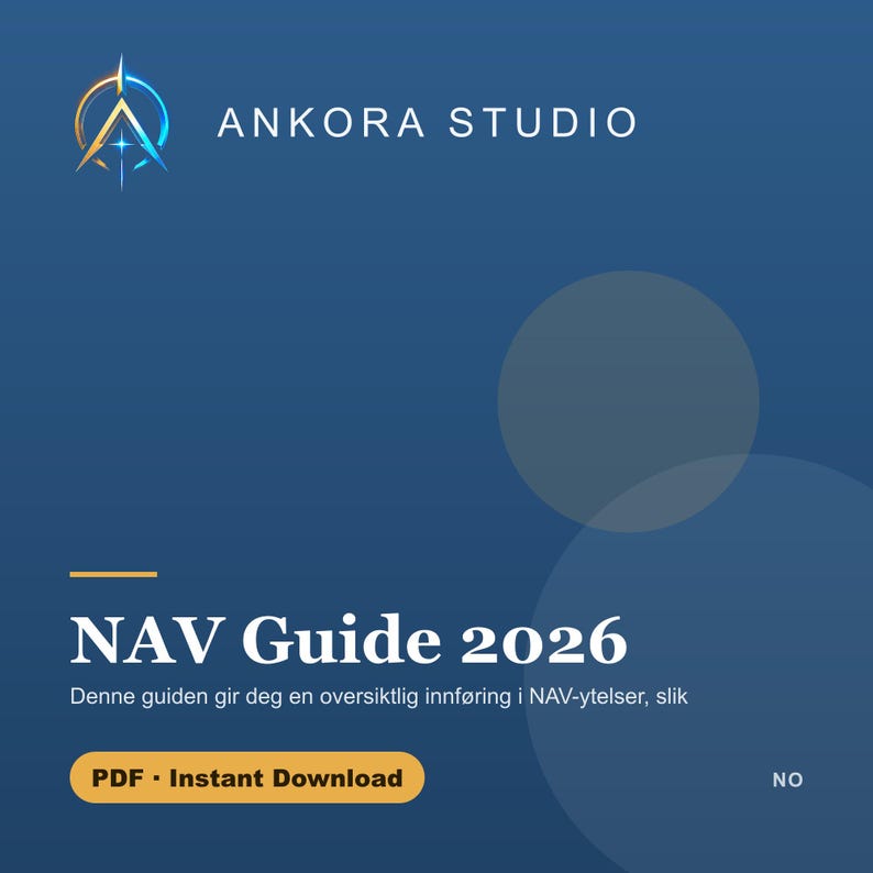 Norway NAV Guide | Komplett Håndbok for Sosiale Ytelser | PDF Digitalbok image 1