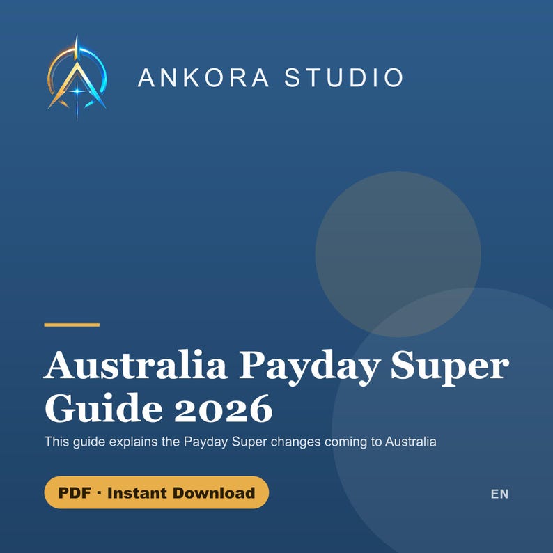 Australischer Payday Super-Leitfaden | Gehaltsumwandlung | Steuerstrategien | Digitaler Download Bild 1