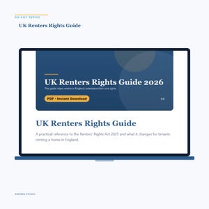 Guía de derechos de los inquilinos en el Reino Unido / Manual completo de protección legal / Descarga digital en PDF imagen 4