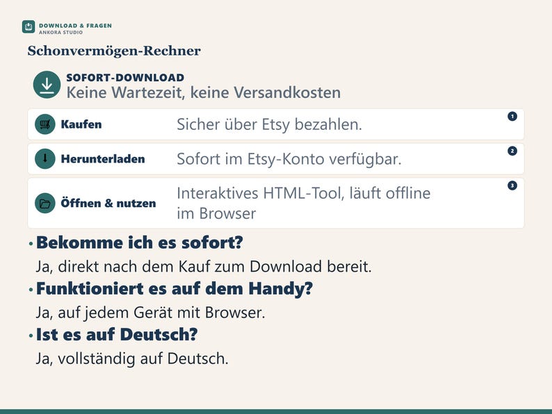 Schonvermögen-Check 2026 PDF Deutsch | Bürgergeld Grundsicherung Altersstaffel Rechner image 10