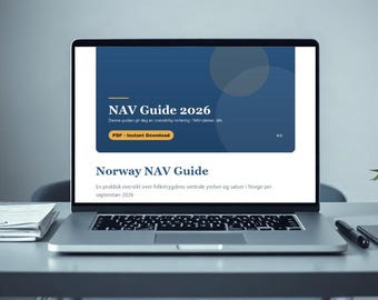 Norway NAV Guide | Komplett Håndbok for Sosiale Ytelser | PDF Digitalbok