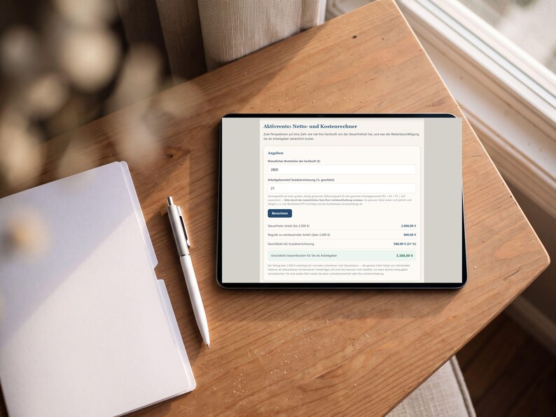 Aktivrente Arbeitgeber-Kit 2026 PDF Deutsch | Checkliste Musterschreiben Rechner Weiterbeschäftigung Rentner image 6
