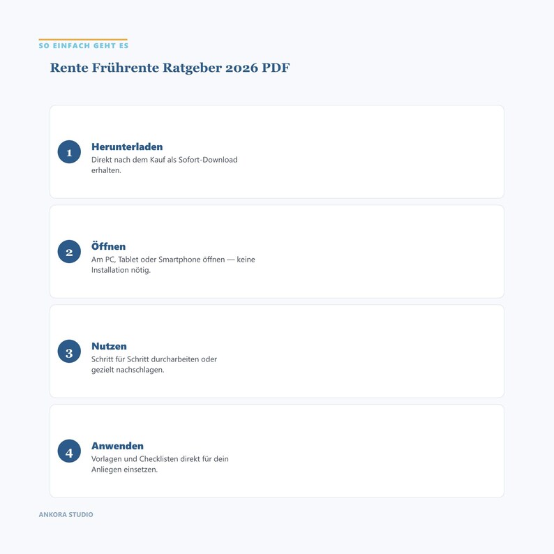 2026 German Early Retirement Guide | Pension Calculator, Benefits (PDF Download) image 5