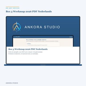 Box 3 Werkmap 2026 PDF Nederlands | Tegenbewijsregeling Rekentool Werkelijk Rendement Belasting image 4