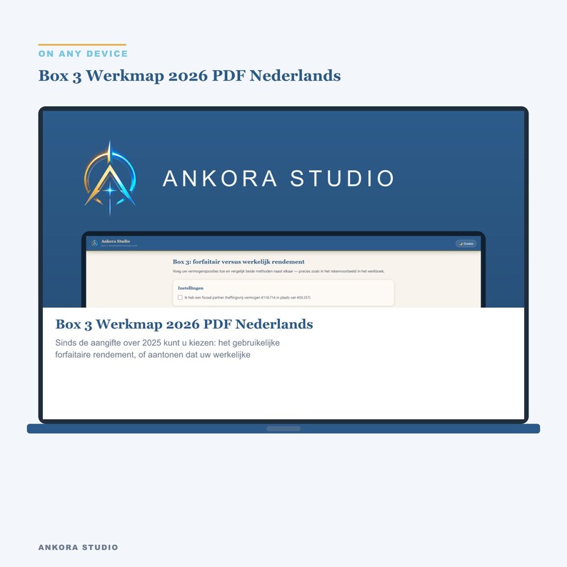 Box 3 Werkmap 2026 PDF Nederlands | Tegenbewijsregeling Rekentool Werkelijk Rendement Belasting image 4