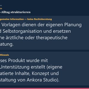 ADHS Planer 2026 PDF | Digital Planer Neurodivergent Deutsch | E-Ink Tablet image 9