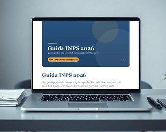 Guida Completa INPS Italia | Prestazioni Pensioni Contributi | PDF Scaricabile