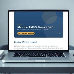 Guía IMSS 2026 PDF | Seguro Social Mexico | Registro Beneficios Trabajador