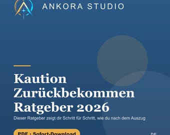 Mietkaution Zurückbekommen 2026 | Ratgeber PDF Mahnung Fristen Tipps Deutsch