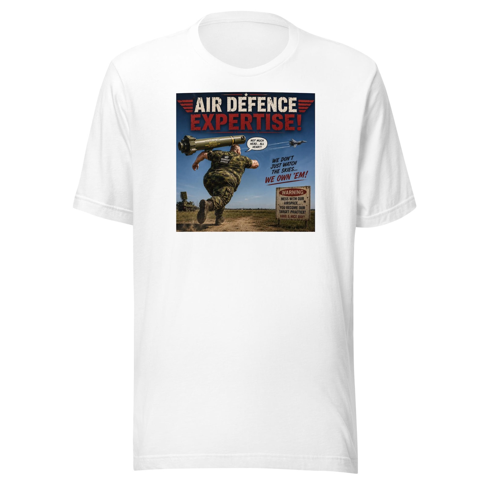 Air Defence Expertise Military Humor T-Shirt