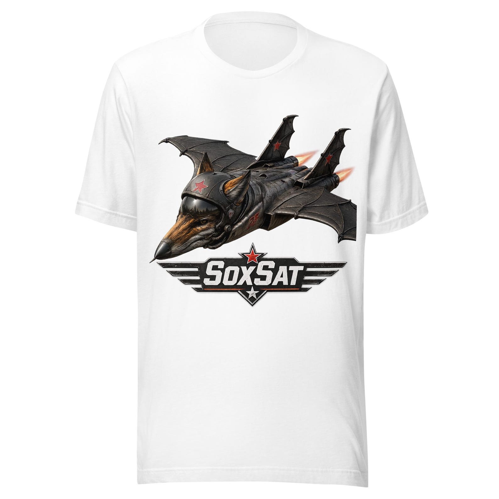 Soxsat Military Parody Humour Unisex T-Shirt