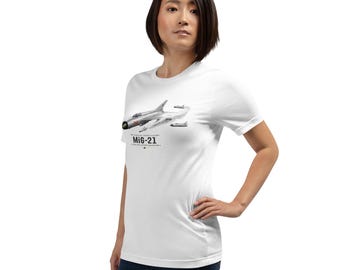 Mig-21 Fishbed - Cold War Collection - Pilot Gift - Unisex t-shirt