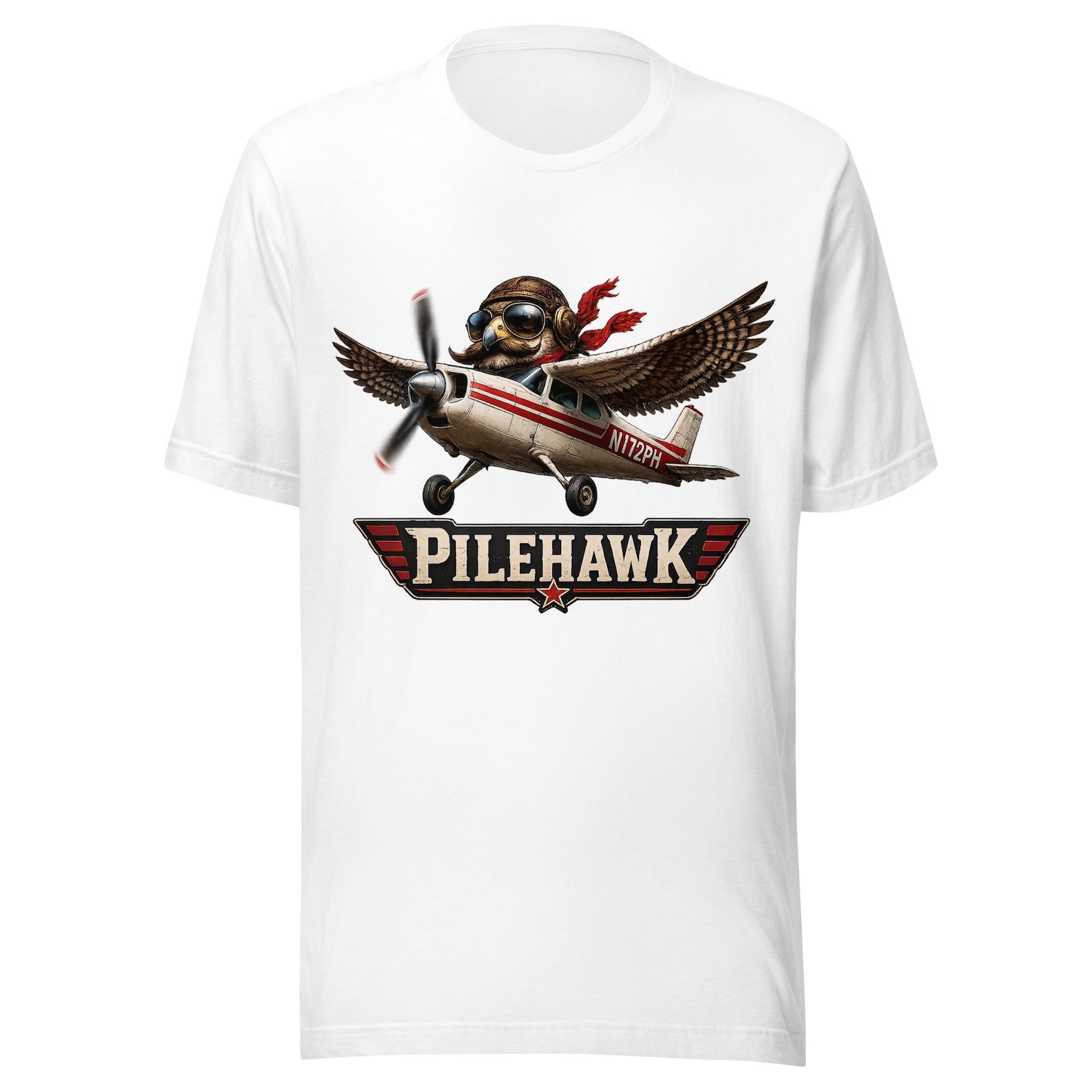 Pilehawk Aircraft Parody Humour Unisex T-Shirt