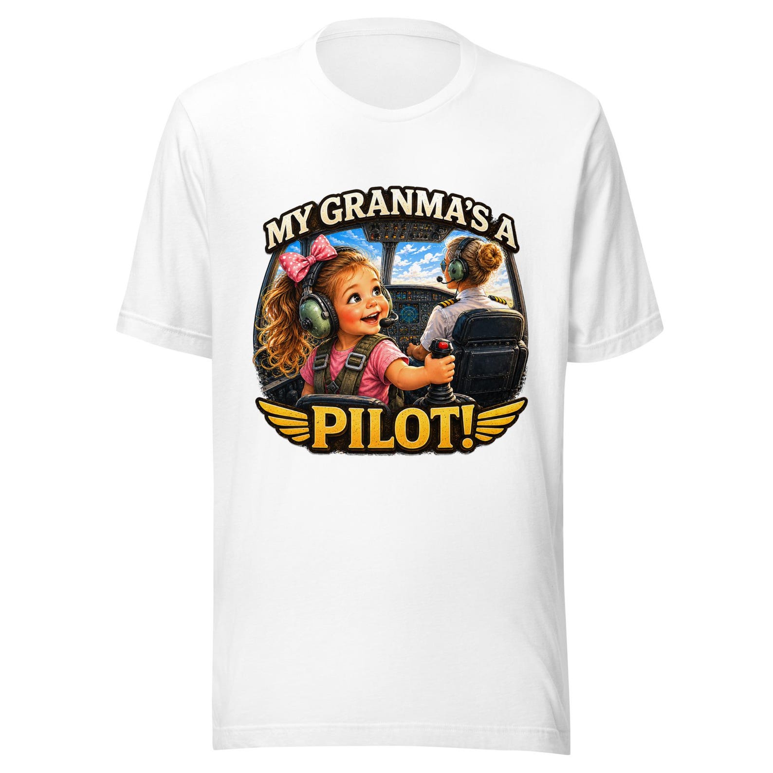Grandma’s a Pilot 2 – Pilot Humor Unisex T-Shirt