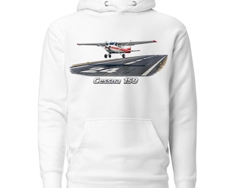 Cessna 150 - Pilot Gift - Gift for Men - Gift For Wife - Aviation - General Aviation Unisex Hoodie