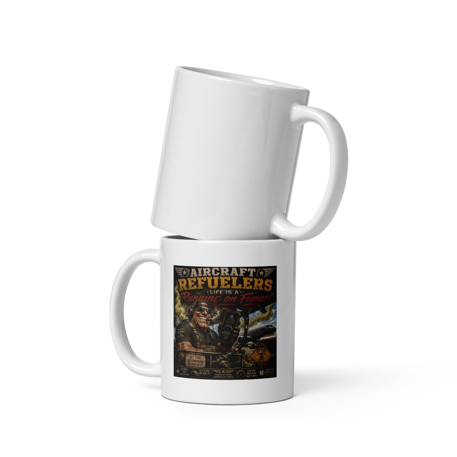 Aircraft Refuelers Military Humour Coffee Cup