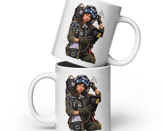 WISO Cup - Pilot GIft - Pilot Humour - White glossy mug