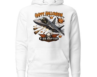 Happy Halloween F-22 Raptor - Men's Hoodie - Women's Hoodie - Pilot gift - Unisex Hoodie