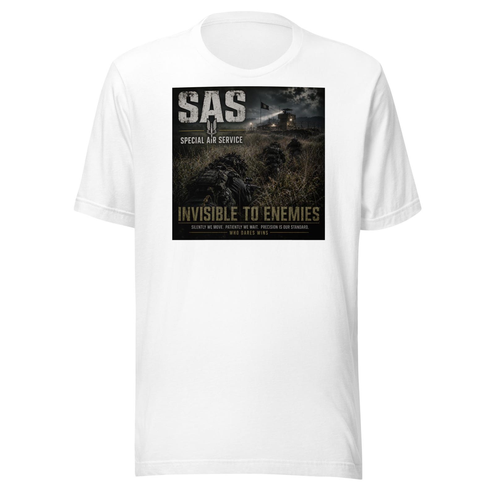 SAS Special Air Service Invisible to the Eye Parody Humour Unisex T-Shirt