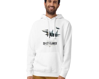 SU-27 Flanker - Pilot Gift - Aviation Enthusiast - Gift for Men - Gift for Women - Unisex Hoodie