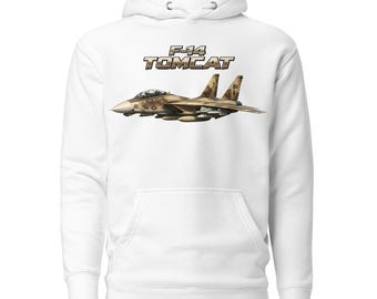 F-14 Tomcat Military Gift - Gift for Men - Gift for Husband - Unisex Hoodie