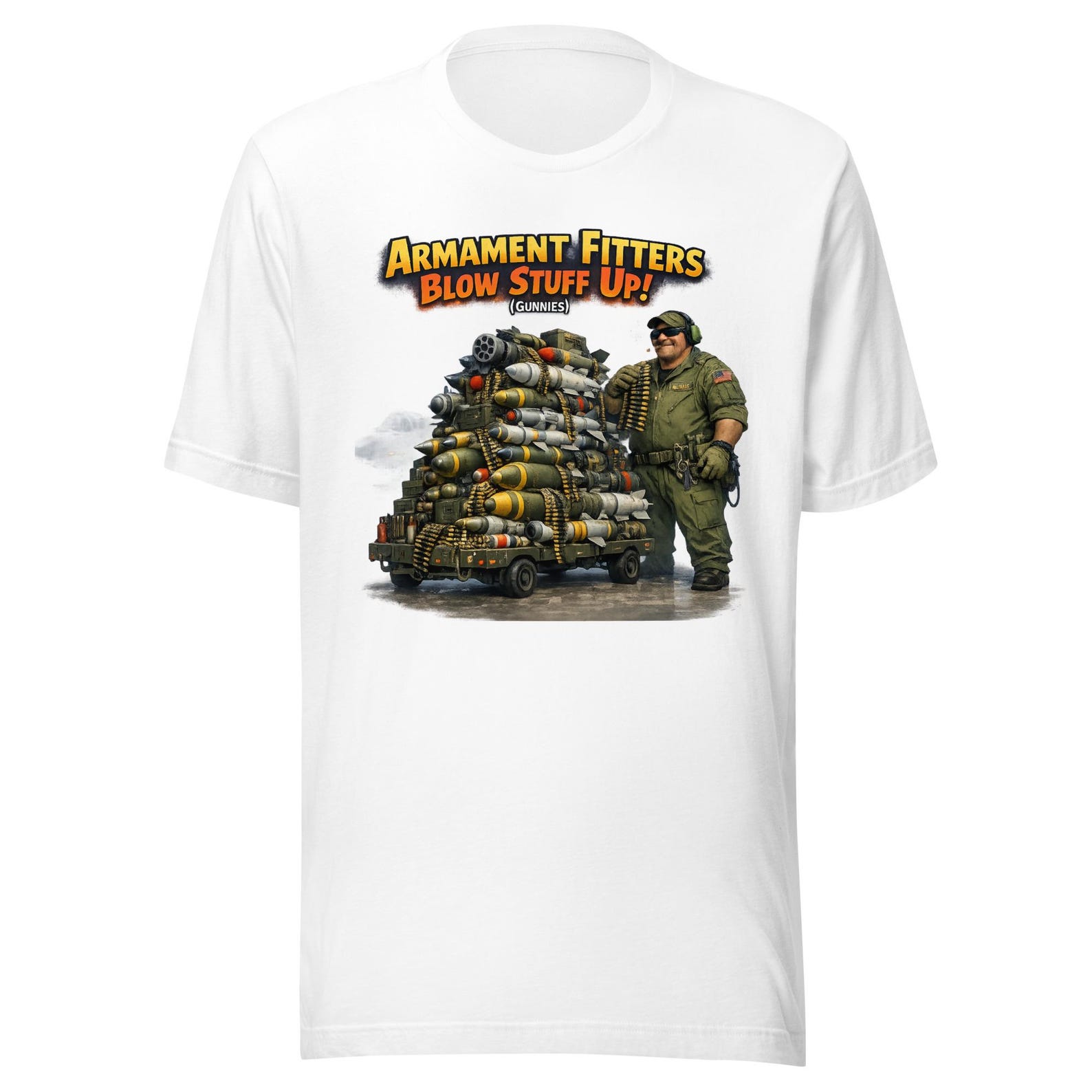 Armament Fitters – Gunnies Military Humour Unisex T-Shirt