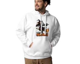 Halloween Witch & F-16 Hoodie - Gift for Men - Gift for women Unisex Hoodie