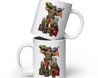 Weapons Technician - Armament Fitter - Weapons Humour - Gift for Him - White glossy mug