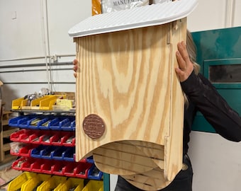Large Bat House 3-Chamber Made By Kritter Kribs mid-tier upgrade