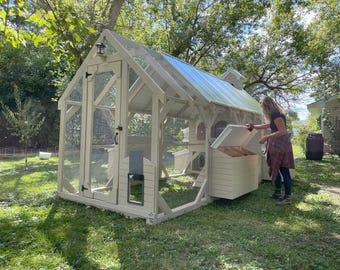 Deep Litter Chicken Coops, built by Kritter Kribs