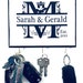 Personalized Key Holder for Wall- Wedding Gift, Anniversary Gift, and Couple's Gift.