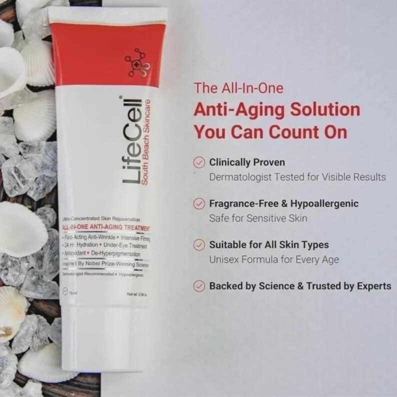 LifeCell Anti-Aging Face Cream – Wrinkle Repair, Hydrating, Firming Treatment bild 3