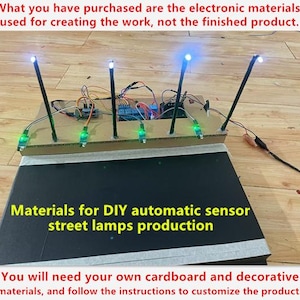 Automatic Motion Sensor LED Street Lamp – DIY STEM Project for Kids & Learning