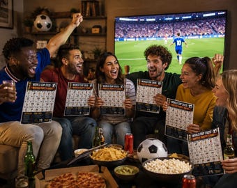 World Cup 2026 Watch Party Game, Soccer Activity (Instant Download PDF)