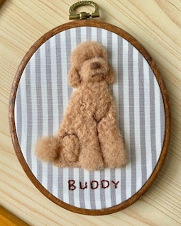 Custom Full Body Pet Portrait, Personalized 3D Wool Felt Dog Frame, Pet Lover Gift By JennyPawsStudio Made by JennyPawsStudio Shop owned by Jenny 3 months on Etsy