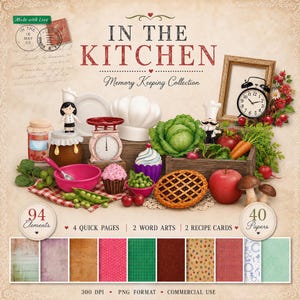 IN THE KITCHEN – Memory Keeping Kit