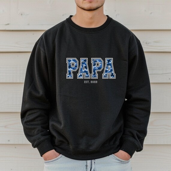 Weiteres Produktbild: Papa-Pullover mit Wunschjahr (personalisierbar)
