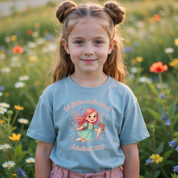 Weiteres Produktbild: Feen-Shirt mit Schmetterling (personalisierbar)