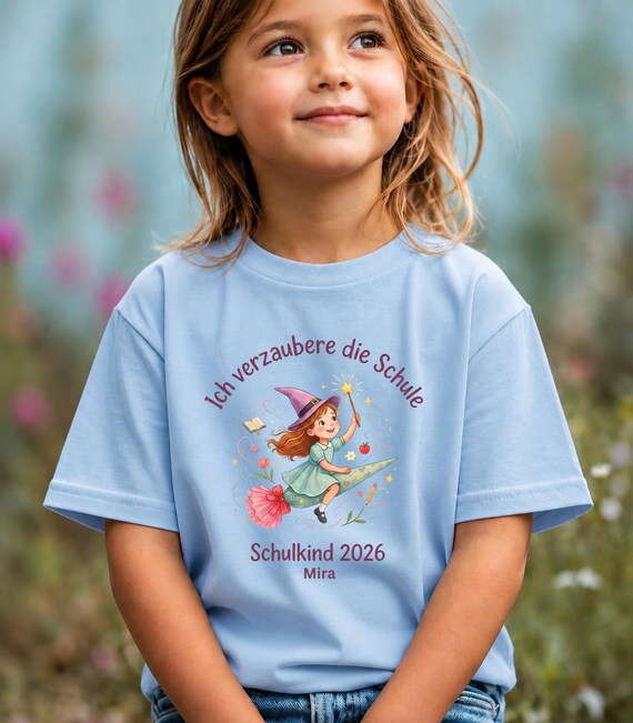 Weiteres Produktbild: Hexen-Shirt zur Einschulung