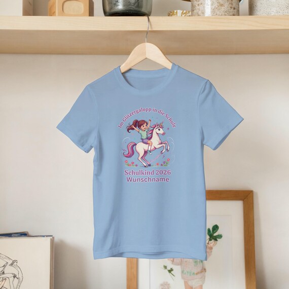 Weiteres Produktbild: Einhorn-Shirt zur Einschulung