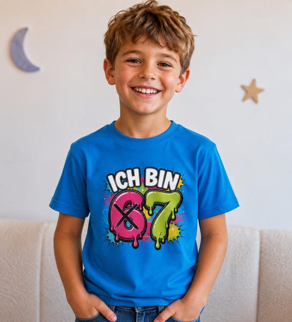 Weiteres Produktbild: Geburtstags-Shirt „67“ für Kinder