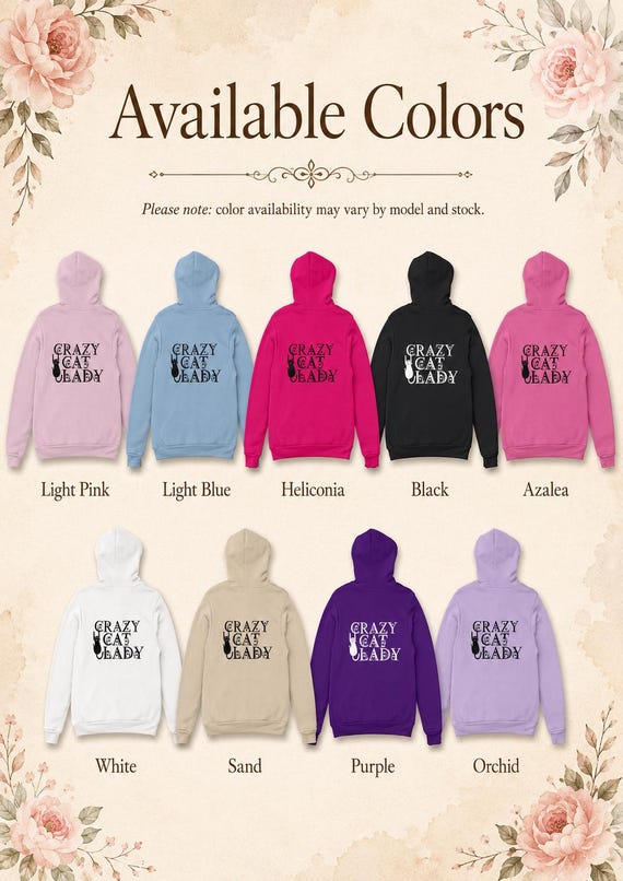 Weiteres Produktbild: „Cat Mom“ Hoodie für Katzenfans