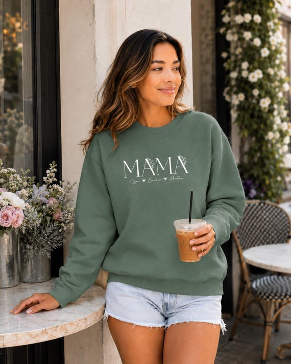Weiteres Produktbild: Mama-Pullover mit Wunschjahr (personalisierbar)